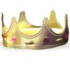 Adult Gold Jeweled Regal Queen Crown