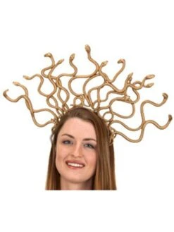 Adult Gold Medusa Headband