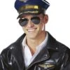 Adult Blue Airline Pilot Hat