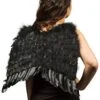 Adult Black Feather Wings