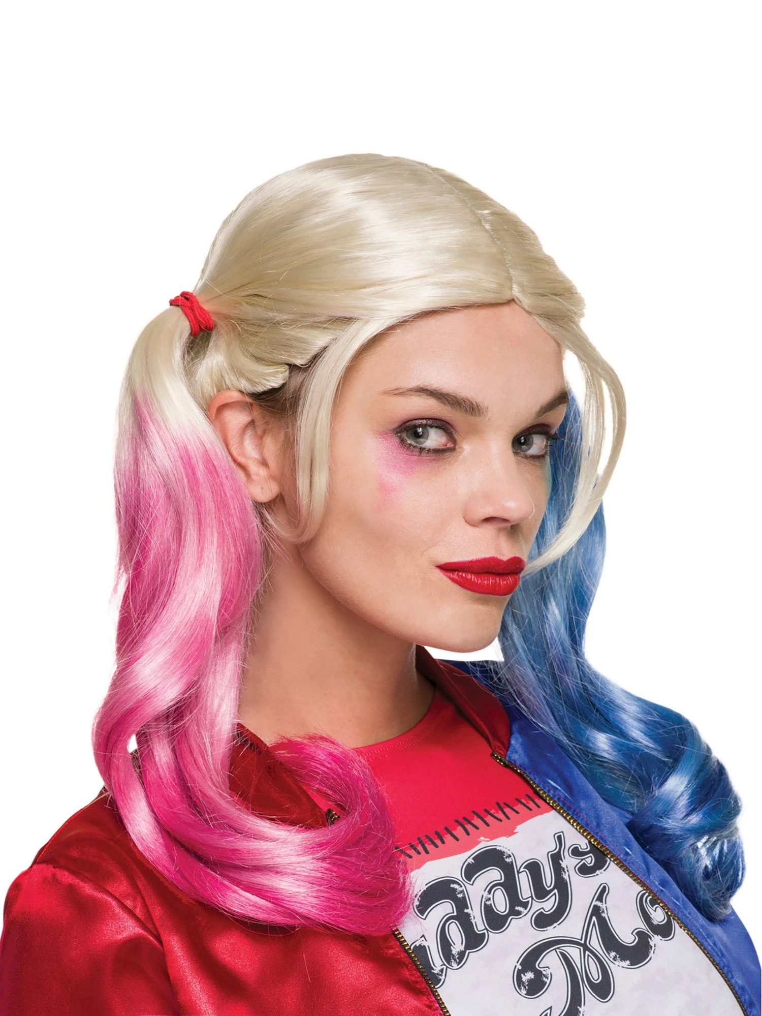 Women's Suicide Squad Harley Quinn's Wig - Deluxe 1 Women's Suicide Squad Harley Quinn's Wig - Deluxe