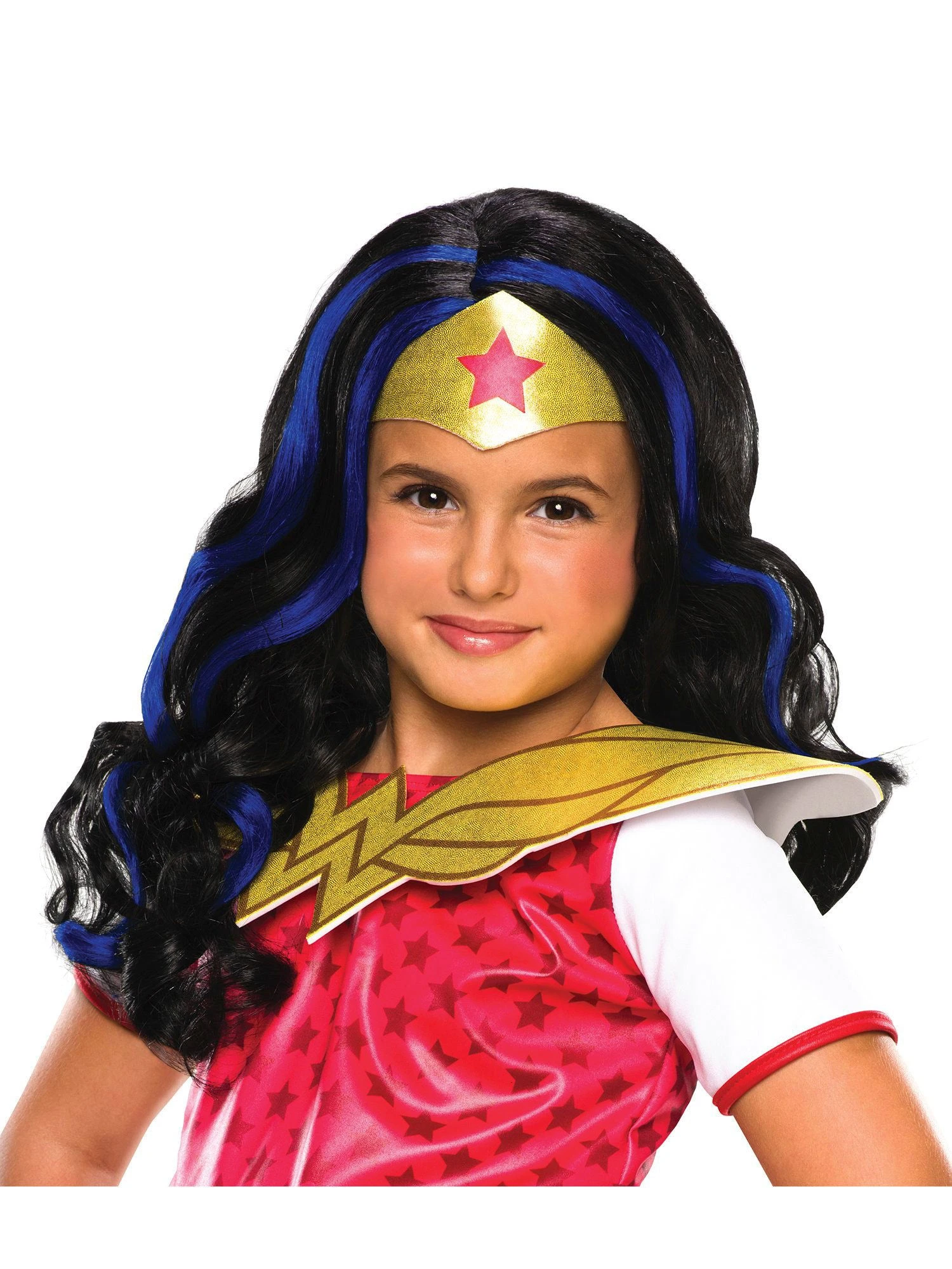Girls' DC Superhero Wonder Woman Wig 1 Girls' DC Superhero Wonder Woman Wig