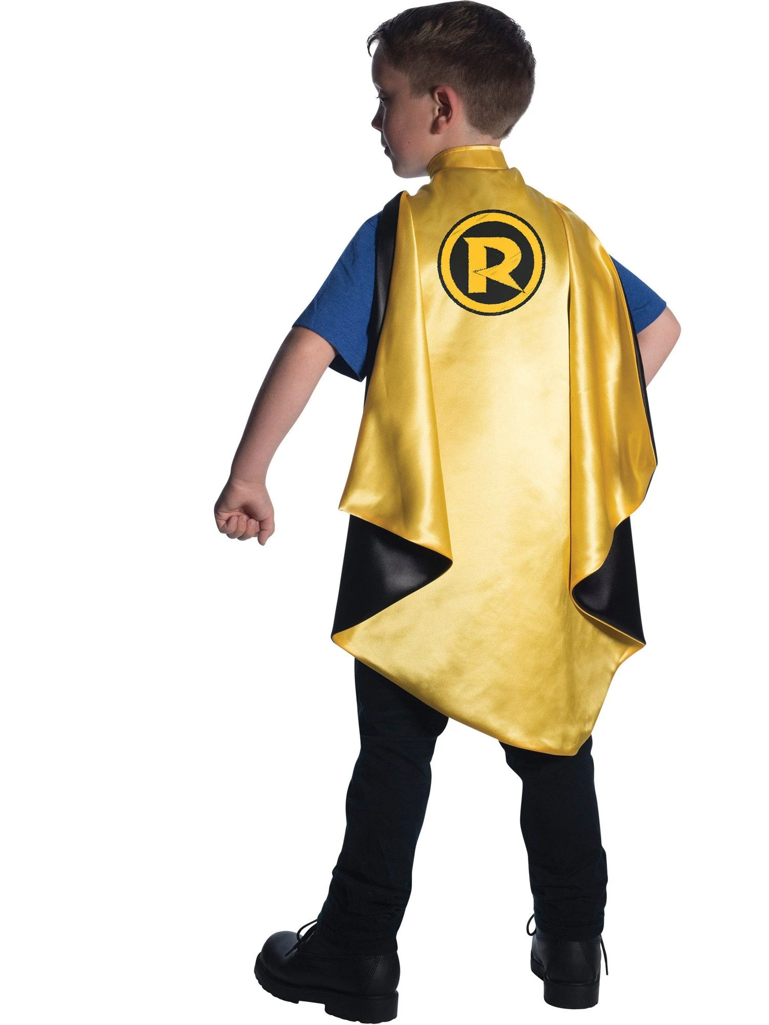 Kids' Black And Yellow DC Comics Robin Cape 1 Kids' Black And Yellow DC Comics Robin Cape