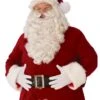 Men's White Santa Beard And Wig Set - Ultra Premium