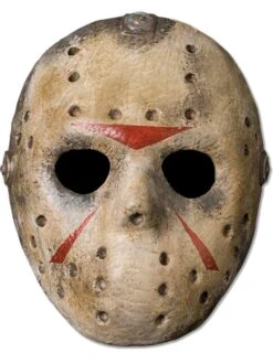 Adult Friday The 13th Jason Voorhees Hockey Half Mask - Economy