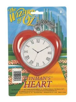 Adult Wizard Of Oz Tin Man Heart Clock