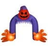 10 Foot Reaper Archway Kaleidoscope Projection Light Up Halloween Inflatable Lawn Decoration