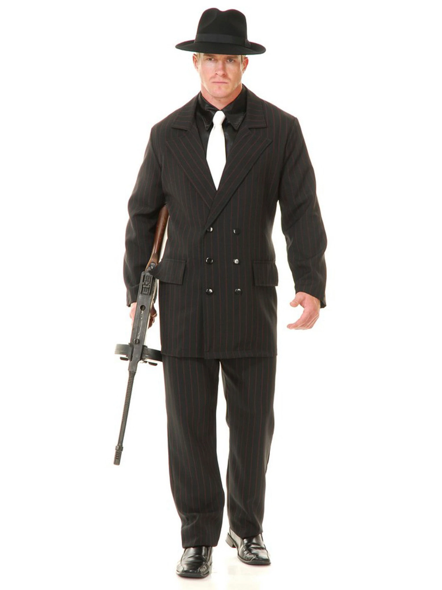 Double Breasted Gangster Suit Adult Costume 1 Double Breasted Gangster Suit Adult Costume