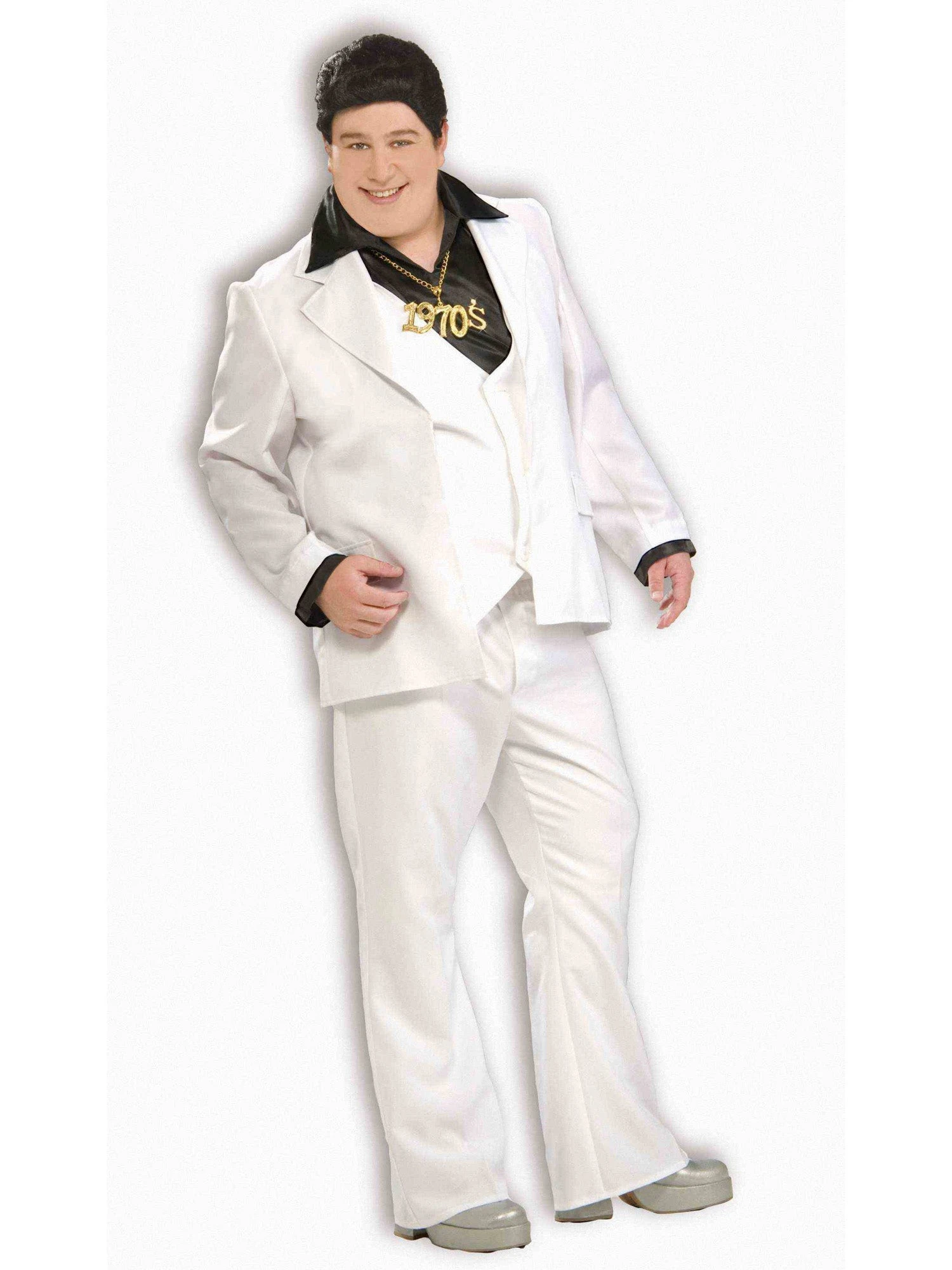 Disco Fever Adult Plus Costume 1 Disco Fever Adult Plus Costume