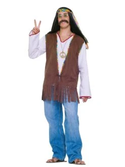 Male Hippie Vest Adult Costume