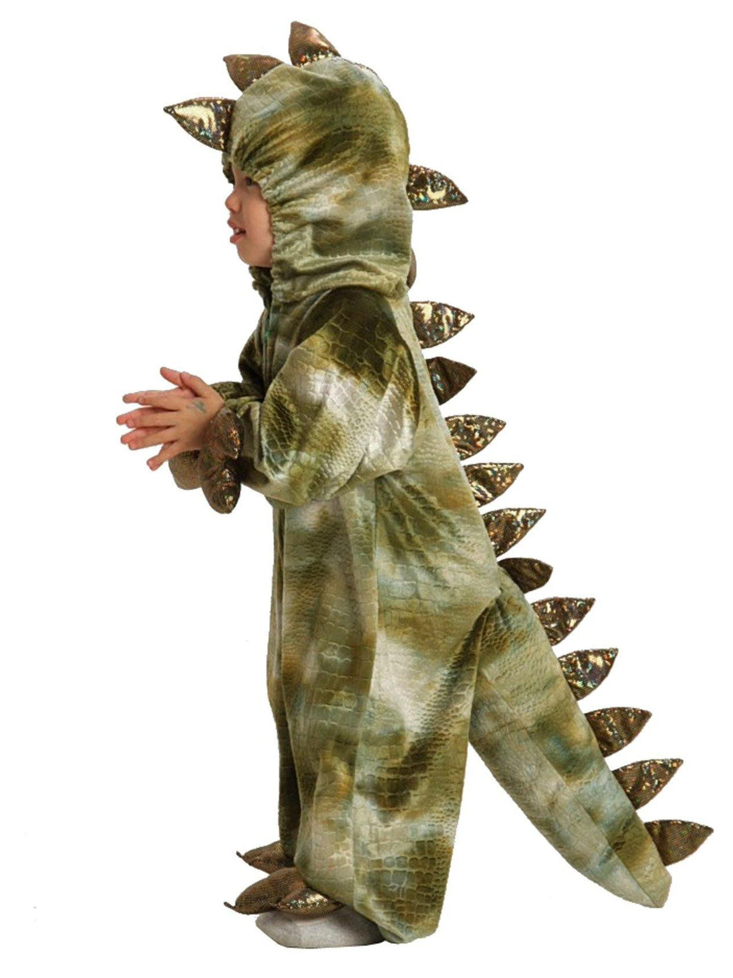 T-Rex Dinosaur Hooded Jumpsuit For Babies And Toddlers 1 T-Rex Dinosaur Hooded Jumpsuit For Babies And Toddlers