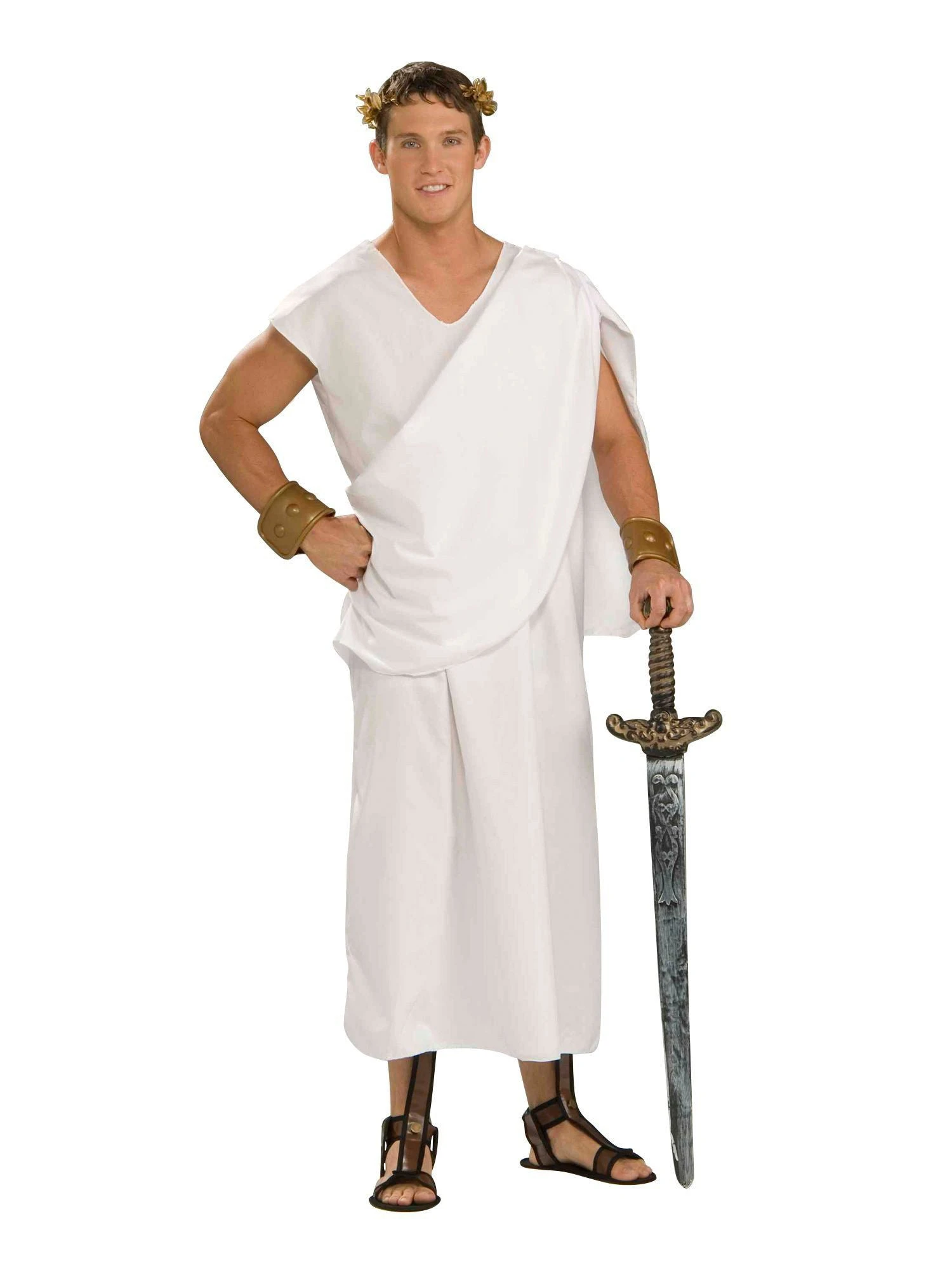 Men's Big & Tall Toga Costume 1 Men's Big & Tall Toga Costume