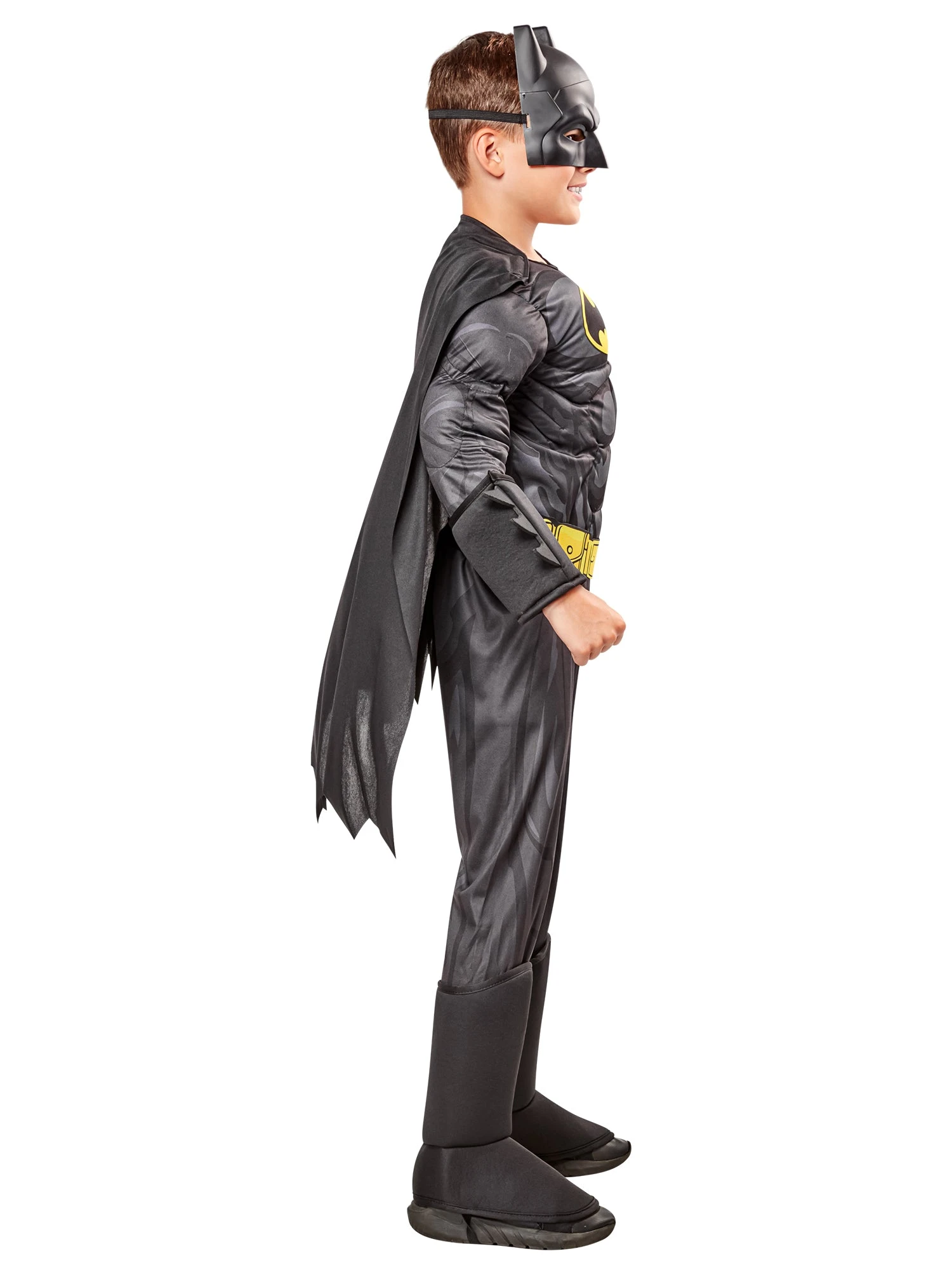 Boys' DC Comics Batman Muscle Chest Costume - Deluxe 3 Boys' DC Comics Batman Muscle Chest Costume - Deluxe - Image 3
