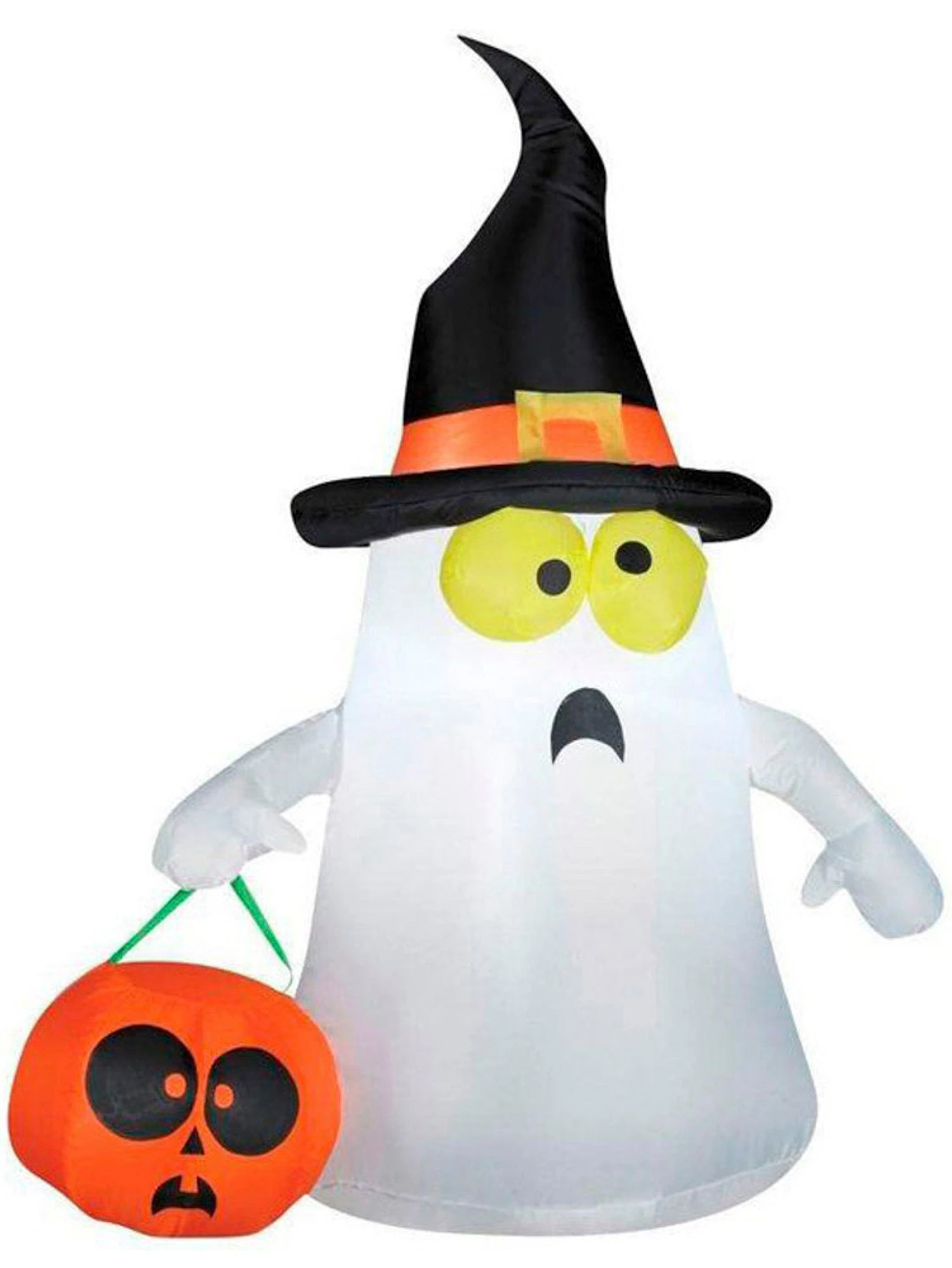 Inflatable Trick Or Treat Ghost Lawn Decoration 1 Inflatable Trick Or Treat Ghost Lawn Decoration