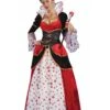Women's Queen Of Hearts Corset Dress