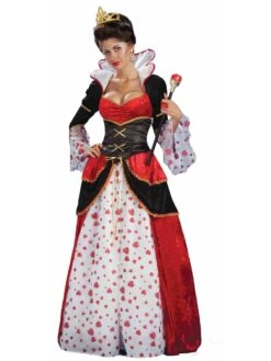 Women's Queen Of Hearts Corset Dress