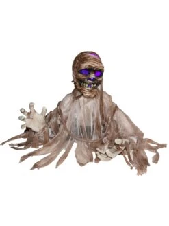 4 Foot Skeleton Mummy Groundbreaker Light Up Animated Decoration