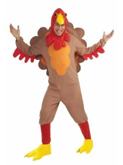 Unisex Adult Fleece Turkey Costume