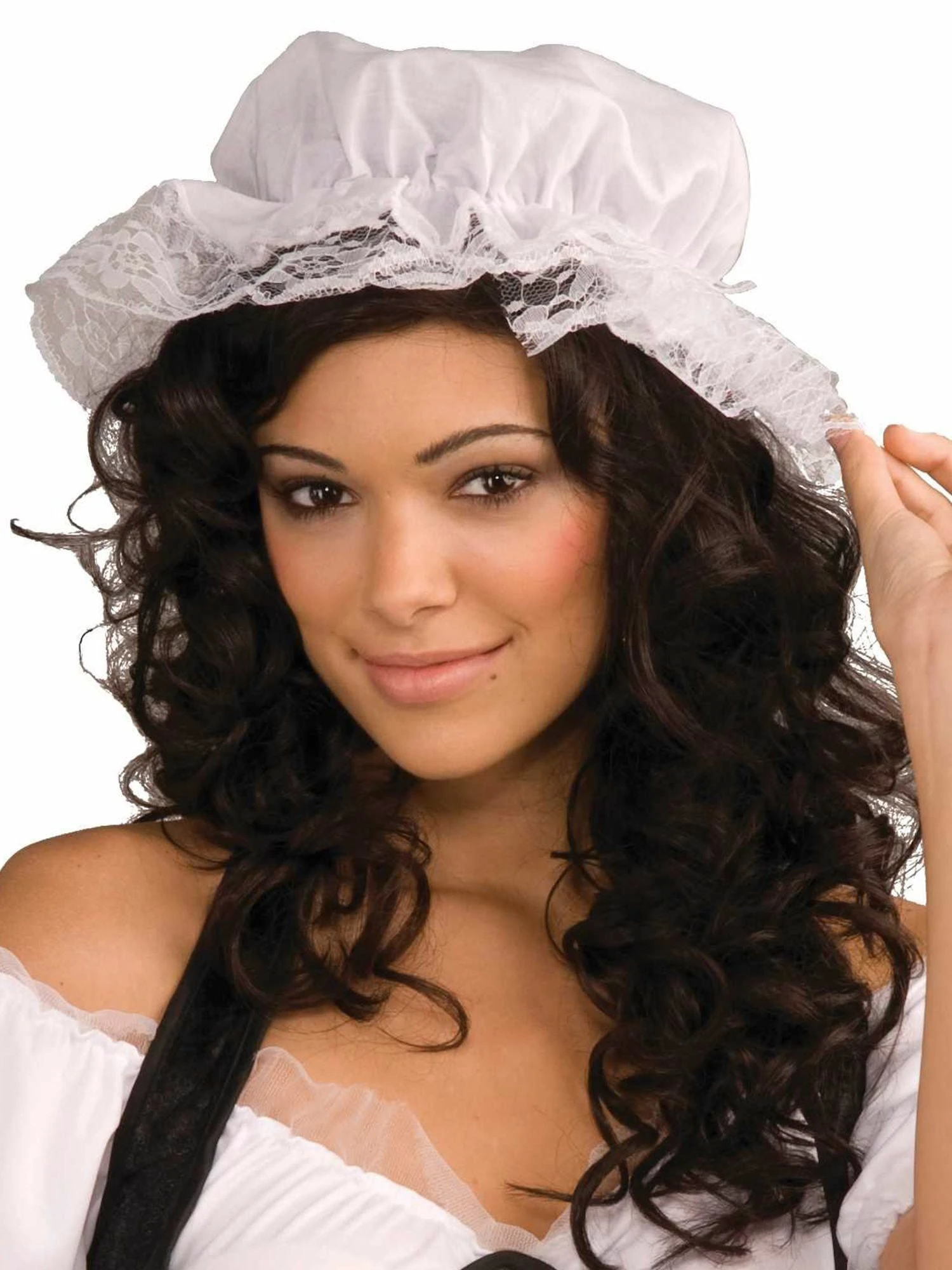 Women's Colonial Mob Cap Bonnet 1 Women's Colonial Mob Cap Bonnet
