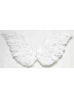 Adult 18-inch White Feather Angel Wings