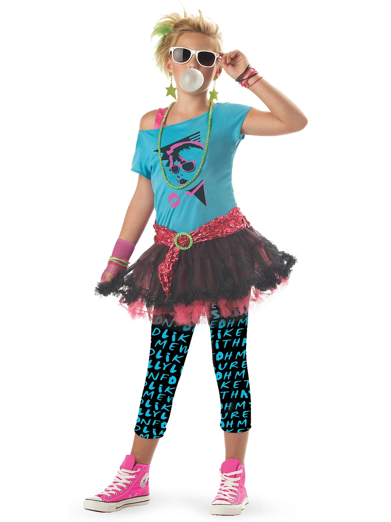 Child 80's Valley Girl Costume (6-8) 1 Child 80's Valley Girl Costume (6-8)