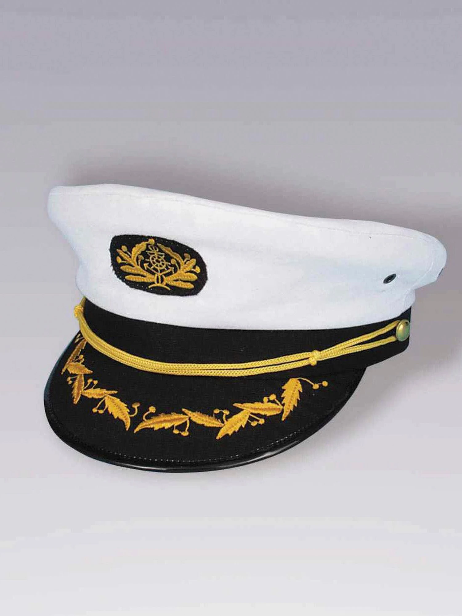 Adult White Ship Captain Hat 1 Adult White Ship Captain Hat