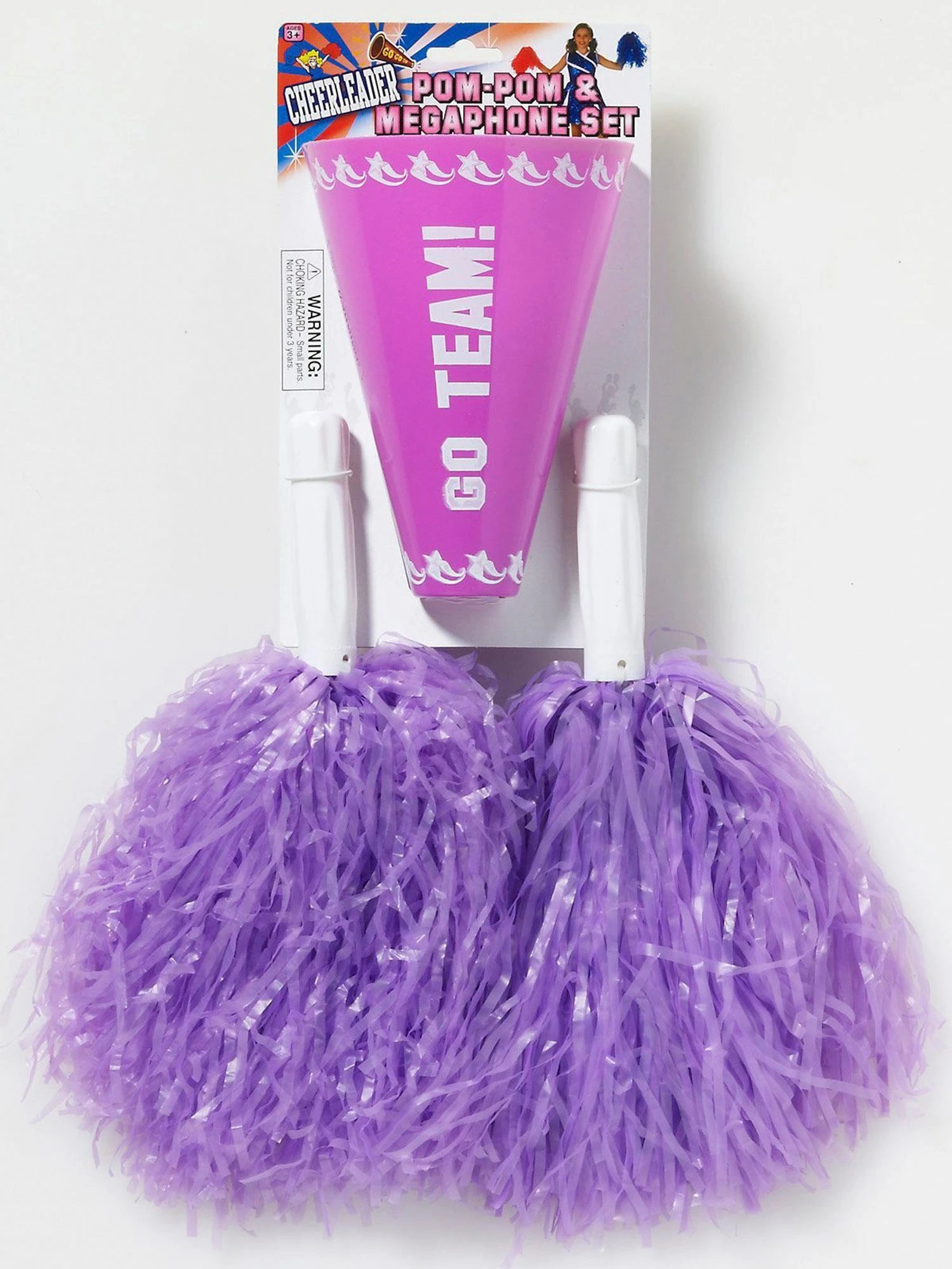Girl's Purple Cheerleader Kit 1 Girl's Purple Cheerleader Kit