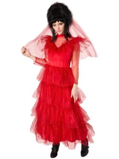 Women's Beetlejuice Lydia Deets Wedding Dress Costume