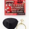 Adult Pirate Earring And Eye Patch