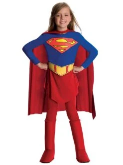Girls' DC Comics Retro Supergirl Costume