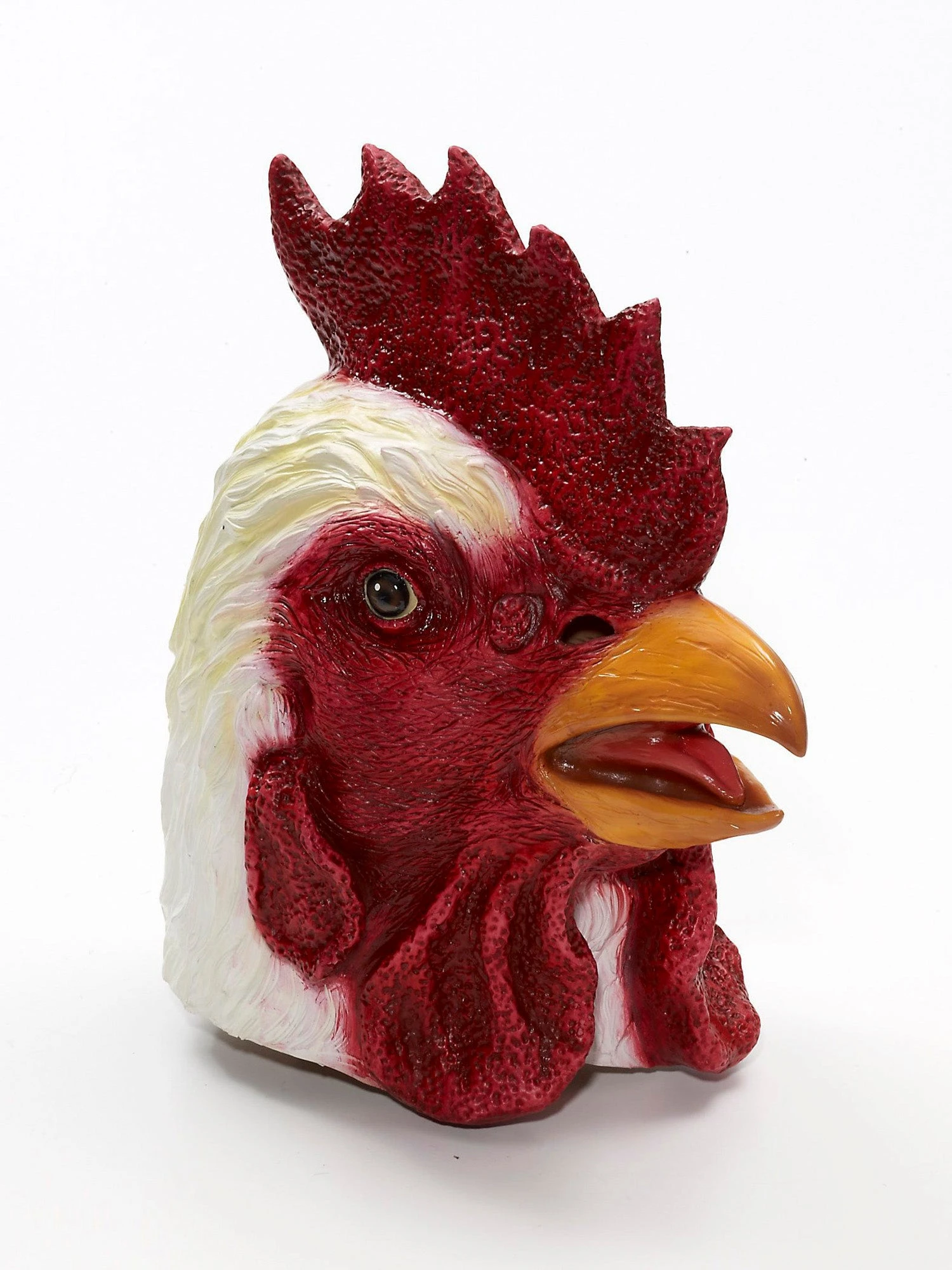 Adult Rooster Overhead Latex Mask 1 Adult Rooster Overhead Latex Mask