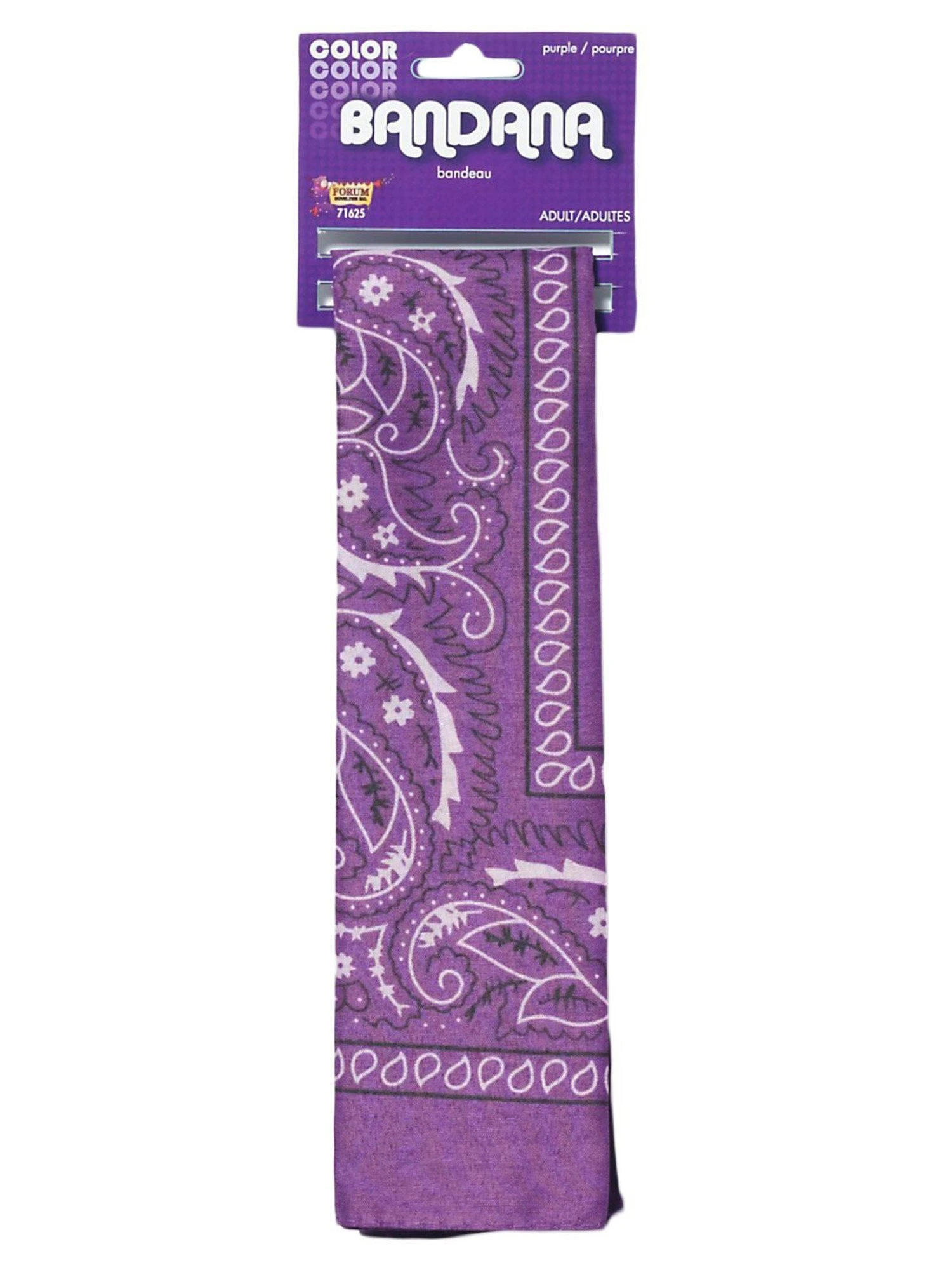 Adult Purple Bandana 1 Adult Purple Bandana
