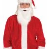 Adult White Santa Beard And Mustache
