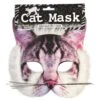 Adult Realistic Plush Cat Half Mask