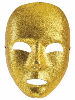 Gold Glitter Mask