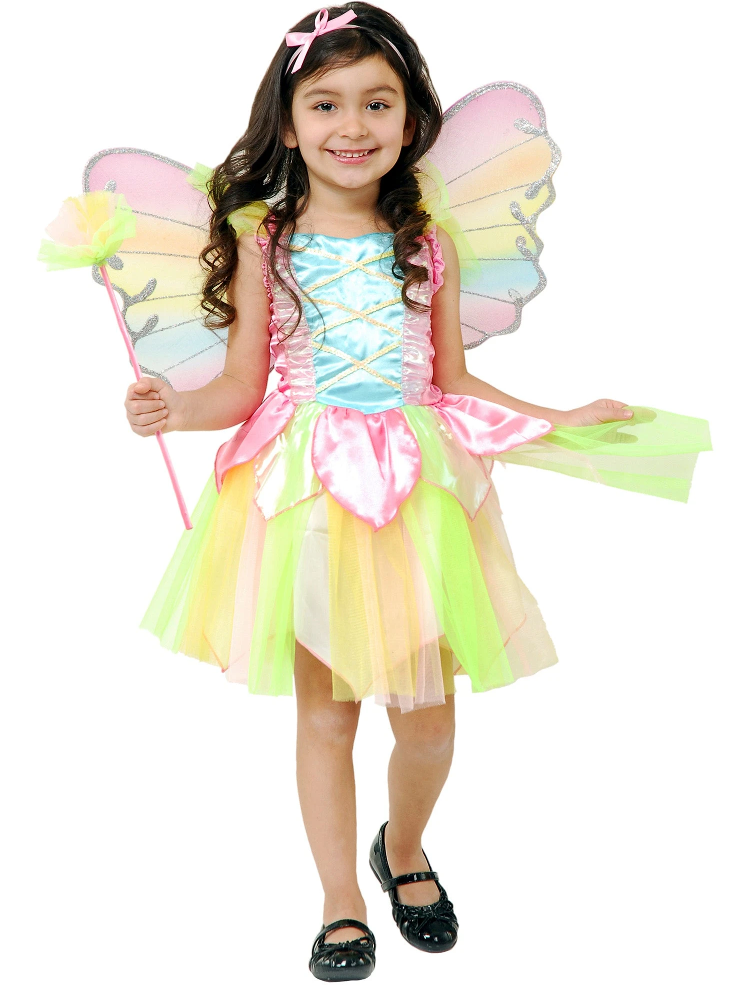 Girls' Pastel Princess Fairy Costume 1 Girls' Pastel Princess Fairy Costume
