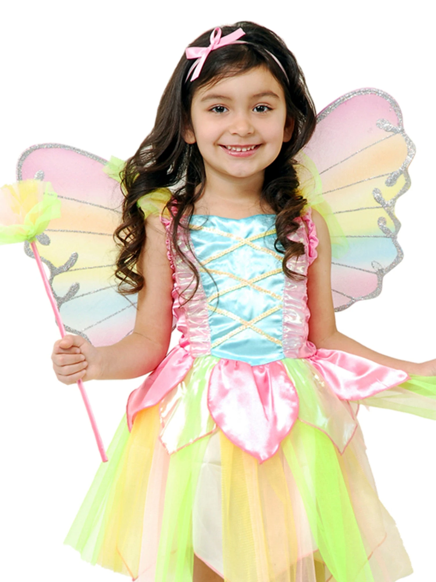 Girls' Pastel Princess Fairy Costume 3 Girls' Pastel Princess Fairy Costume - Image 3