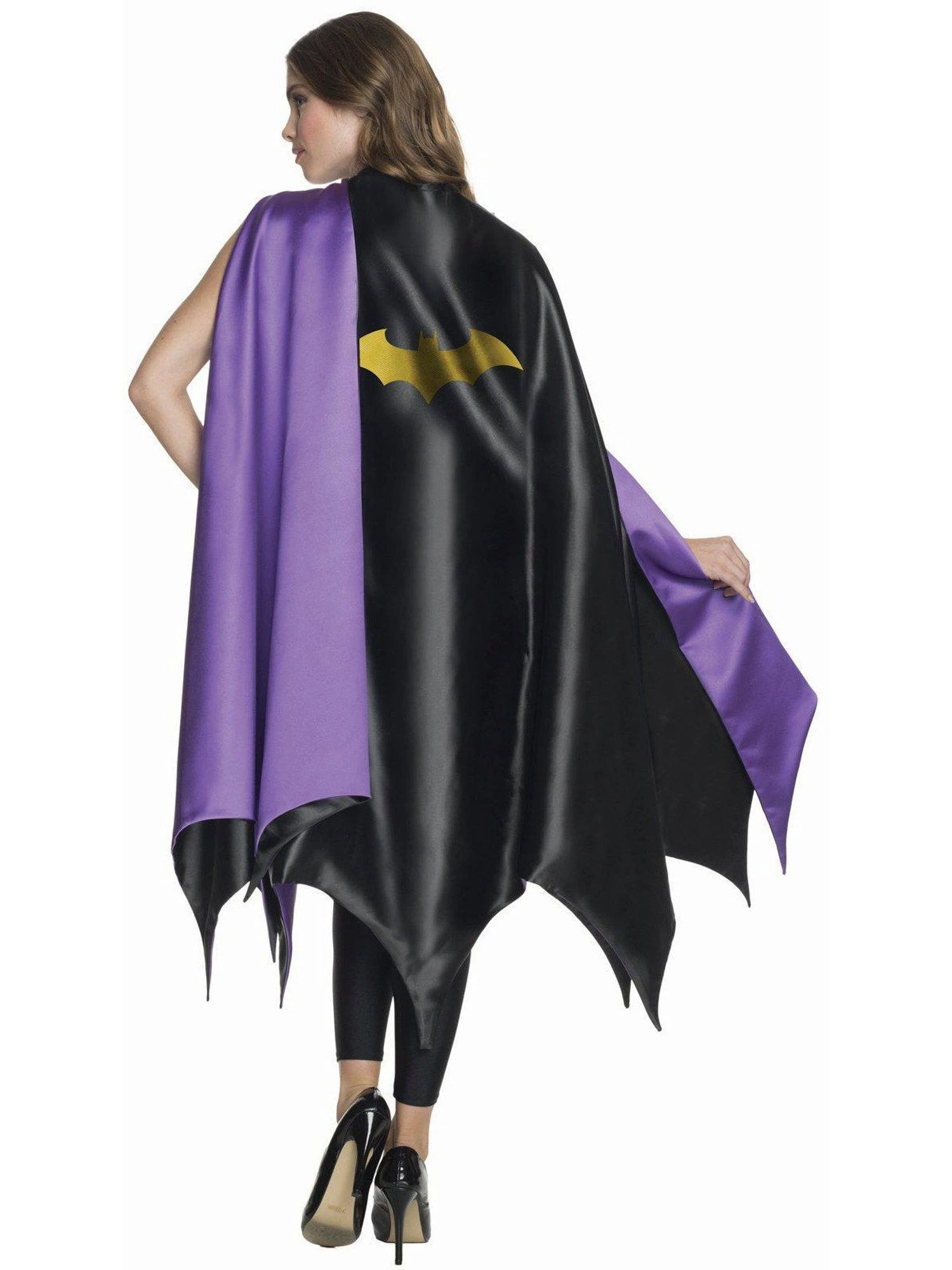 Adult Black And Purple DC Comics Batgirl Cape 1 Adult Black And Purple DC Comics Batgirl Cape