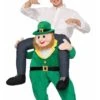 Adult Ride In St. Patrick's Day Leprechaun Costume
