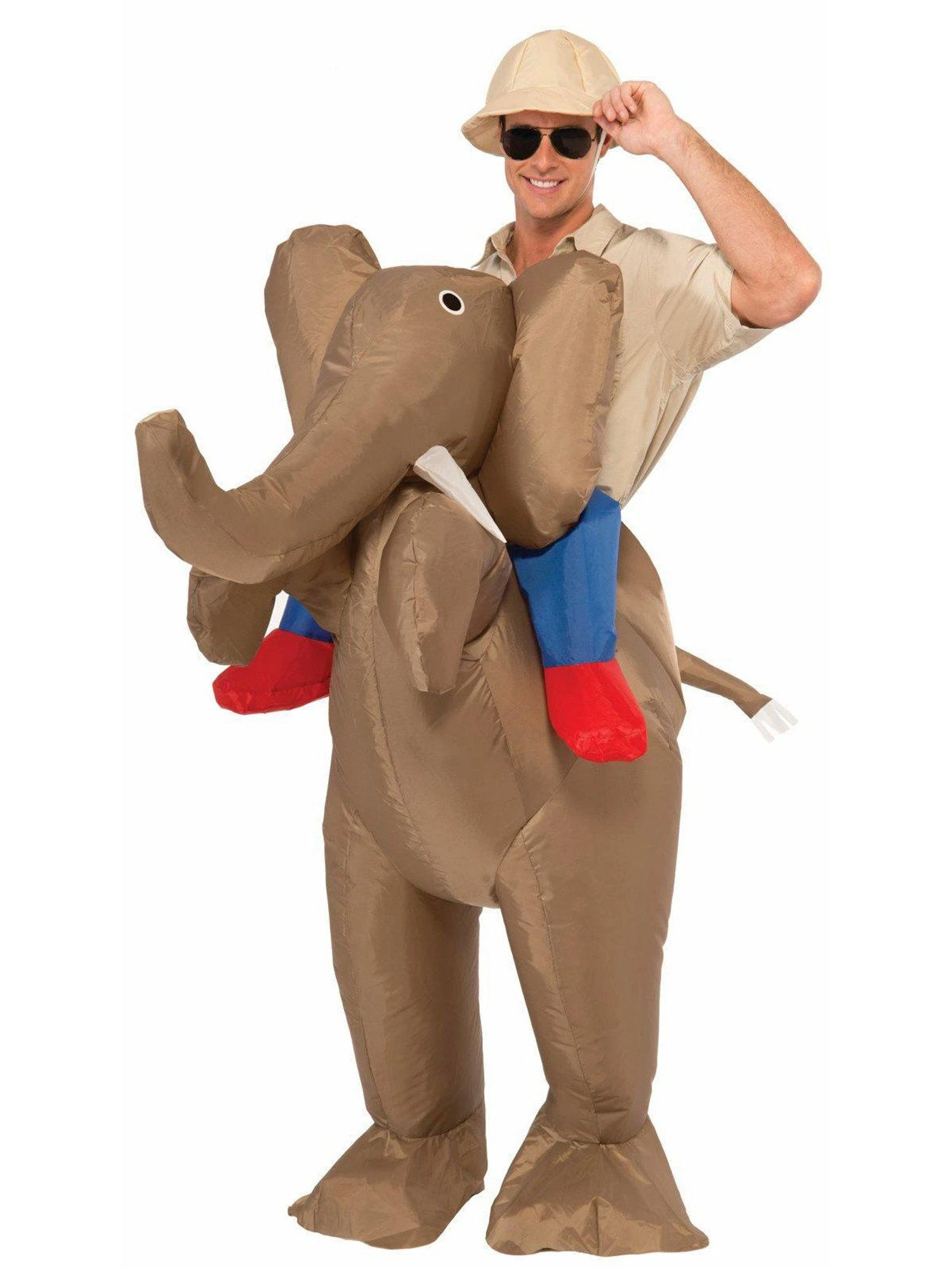 Adult Ride In Elephant Inflatable Costume 1 Adult Ride In Elephant Inflatable Costume