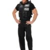 Mens SWAT Team Vest Costume