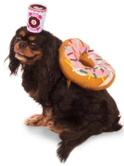 Donut And Coffee Pet Costume