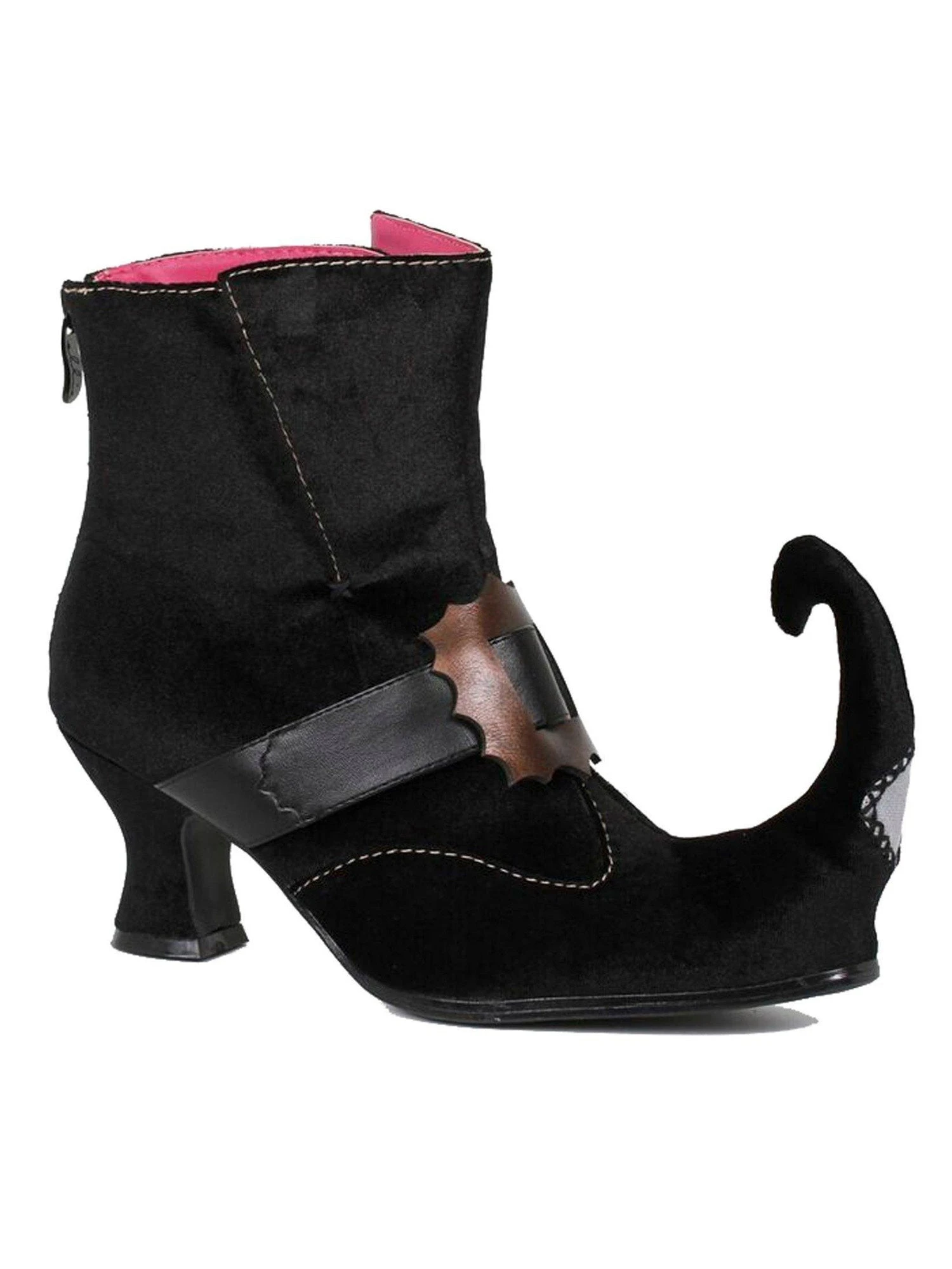 Women's Black Witch Boots With Buckle 1 Women's Black Witch Boots With Buckle