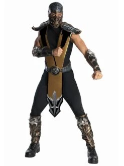 Mens Deluxe Mortal Kombat Scorpion Costume