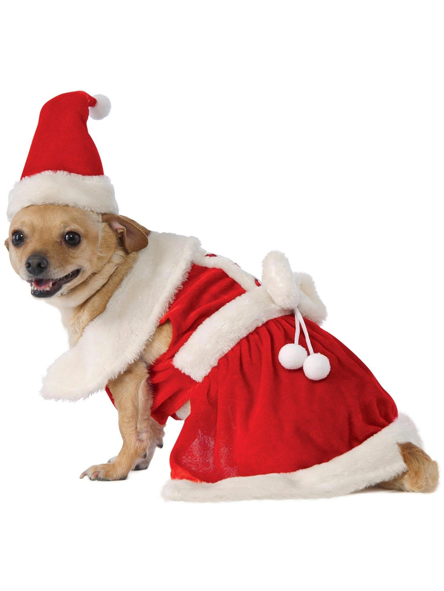 Pet's Mrs. Claus Costume 1 Pet's Mrs. Claus Costume