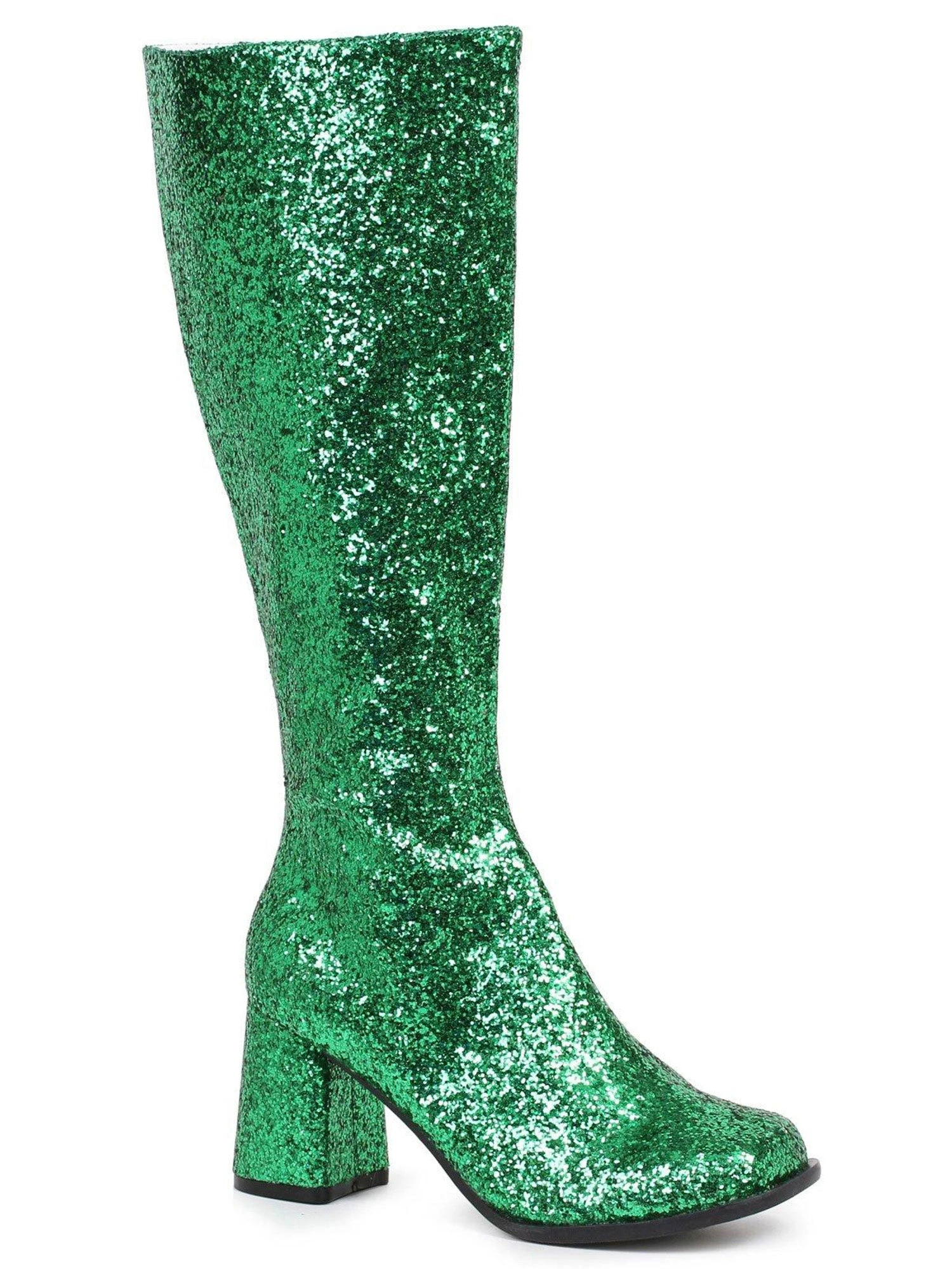 Women's Green Glitter Gogo Boots 1 Women's Green Glitter Gogo Boots