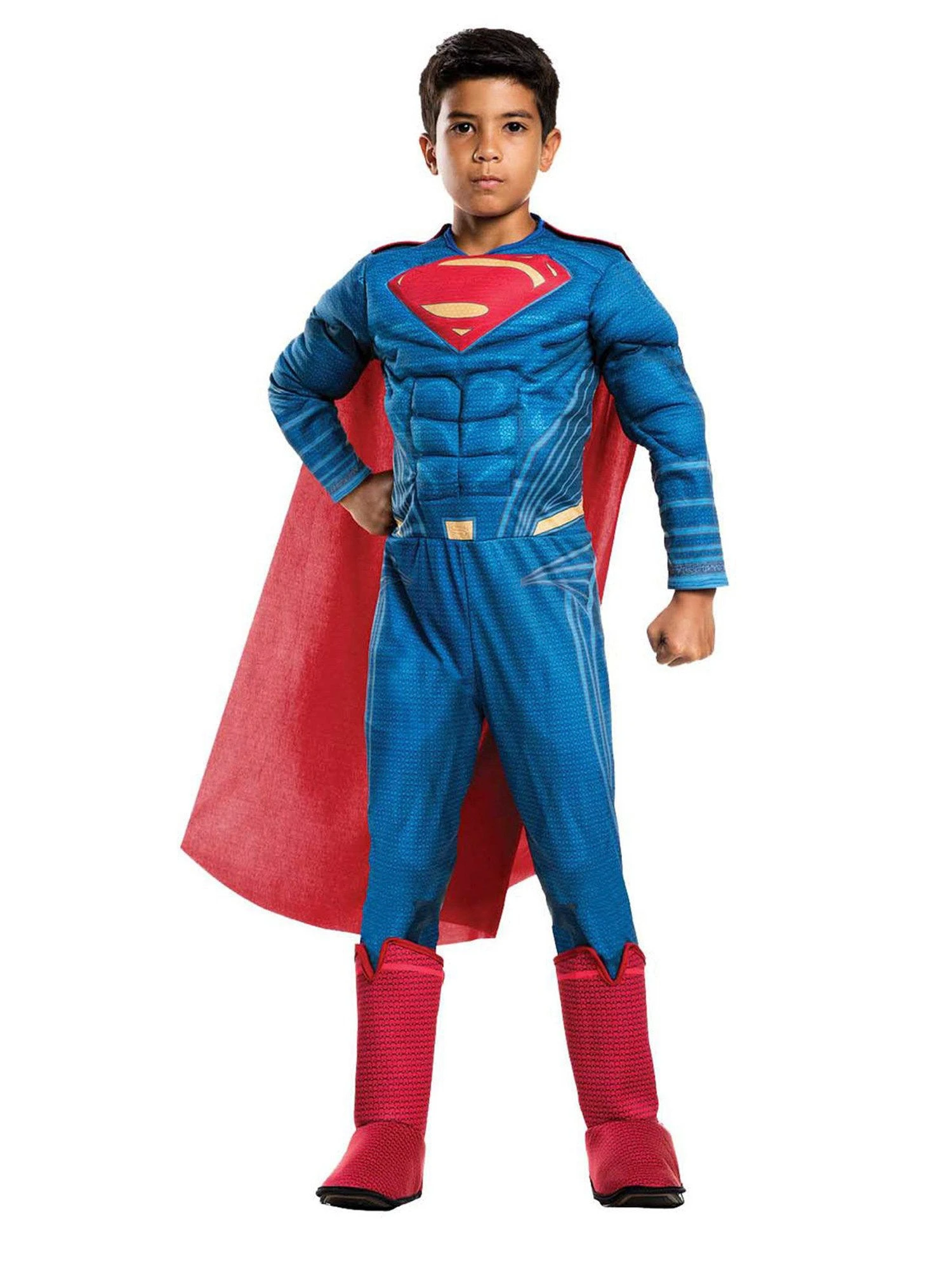 Kids Justice League Movie Superman Costume Deluxe 1 Kids Justice League Movie Superman Costume Deluxe