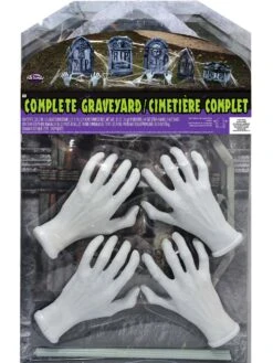 Complete Zombie Tombstone Graveyard Set