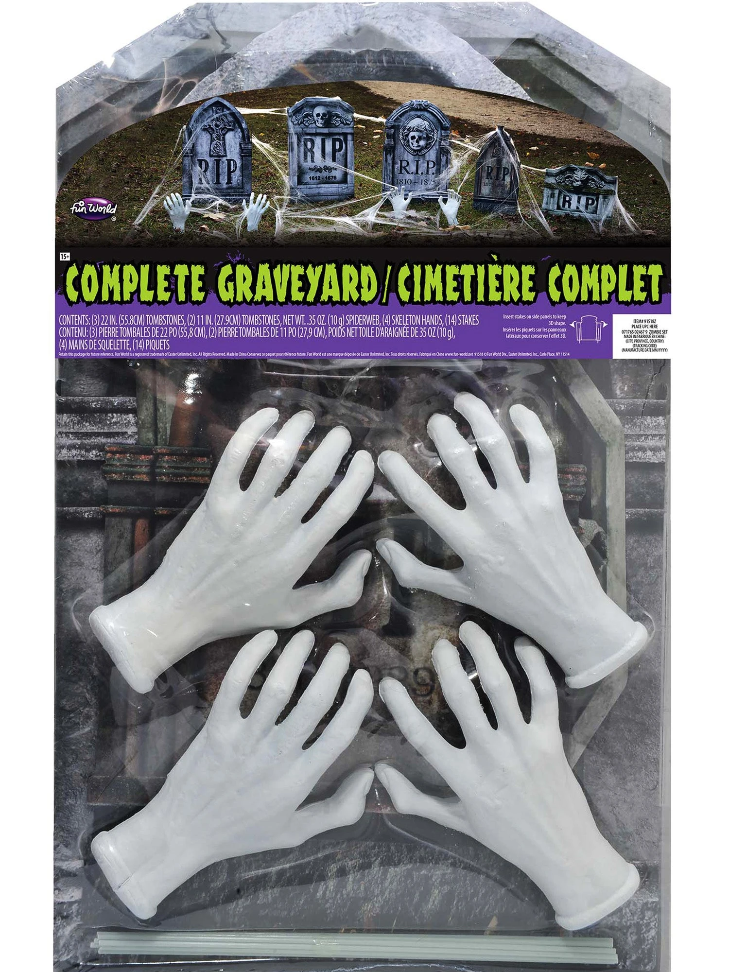 Complete Zombie Tombstone Graveyard Set 1 Complete Zombie Tombstone Graveyard Set