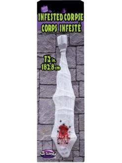 6 Foot Infested Bloody Corpse Hanging Decoration